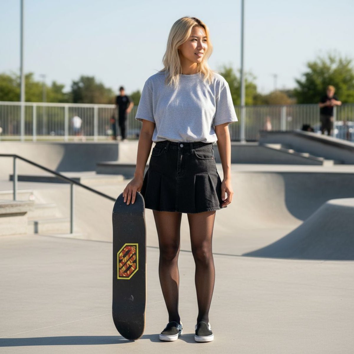 Tavola da skate pre gripped Flame Yellow 8.125" - ghettoblasterwear