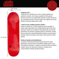 Tavola da skate Small Logo Red 8.25