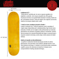 Tavola da skate Small Logo Yellow 8.0