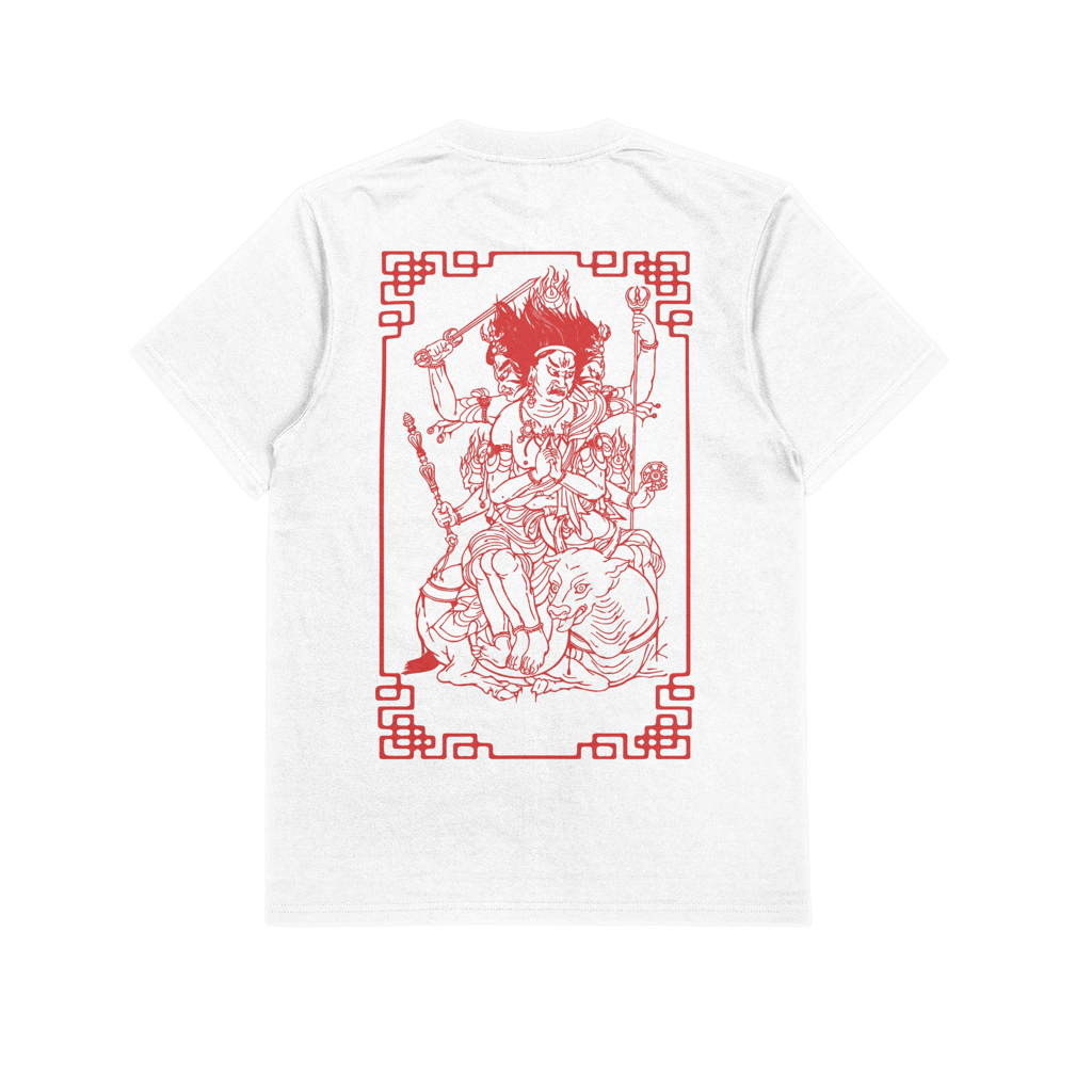 Tibet God Tee White - ghettoblasterwear