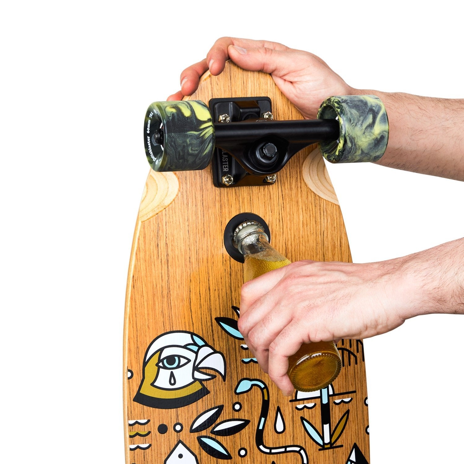Cruiser Mid Fishtail Geroglifics 33" skateboard
