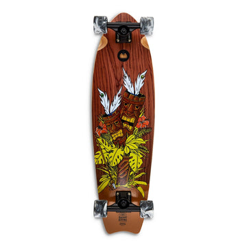 Cruiser Mid Fishtail Tiki Totem 33" skateboard