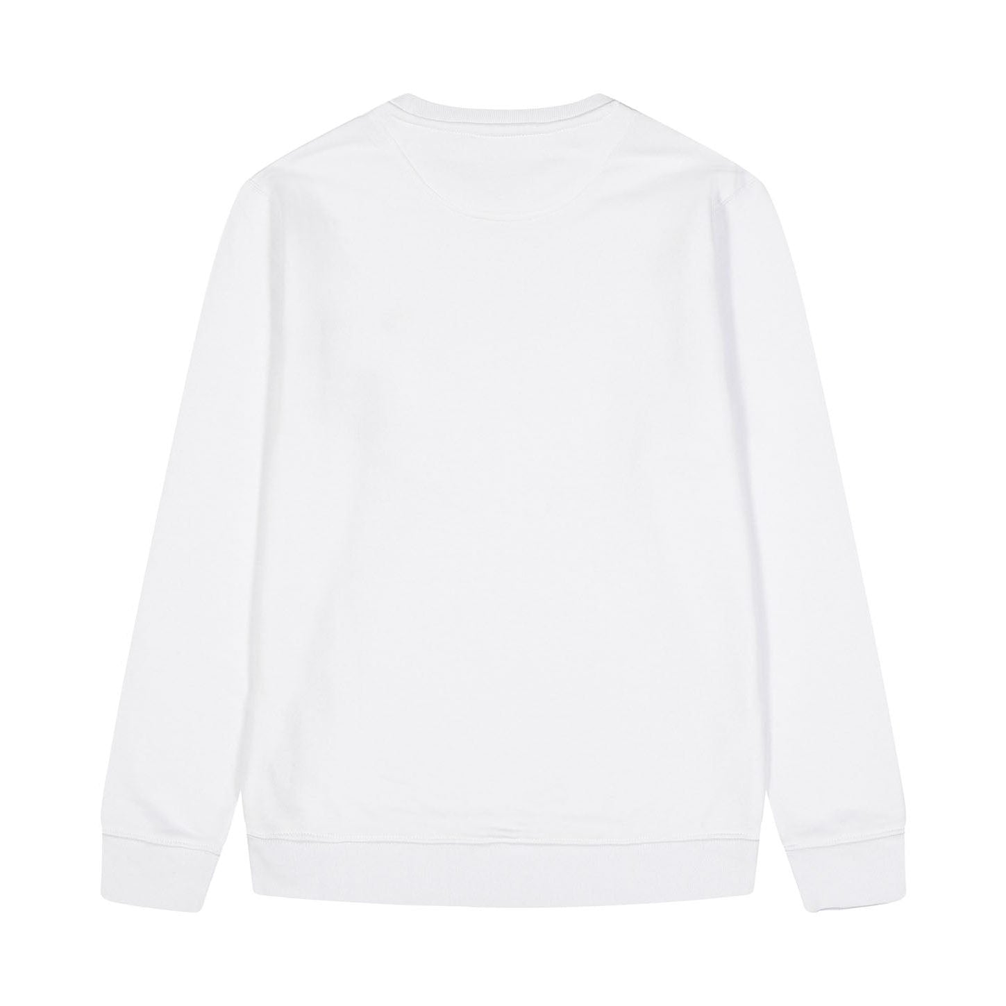 Felpa Bianca con Logo Ricamato Ghettoblaster felpa