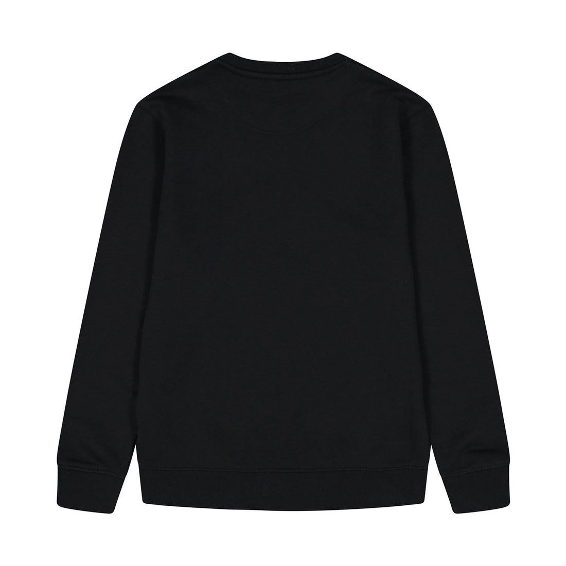 Logo Ricamo Crewneck Black felpa