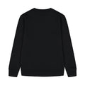 Logo Ricamo Crewneck Black felpa