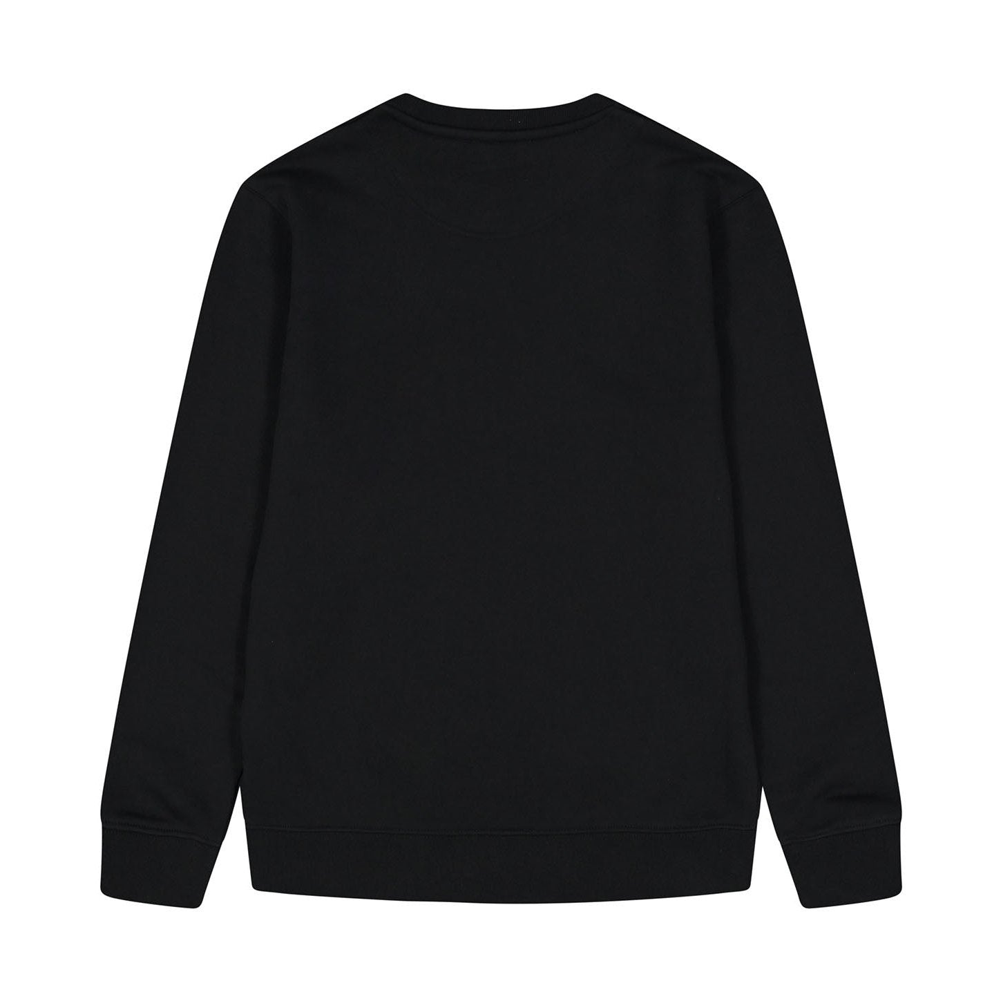 Logo Ricamo Crewneck Black felpa