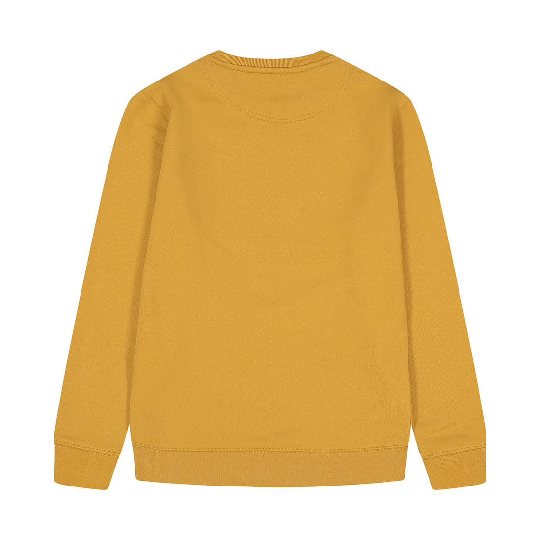 Logo Ricamo Crewneck Sand felpa