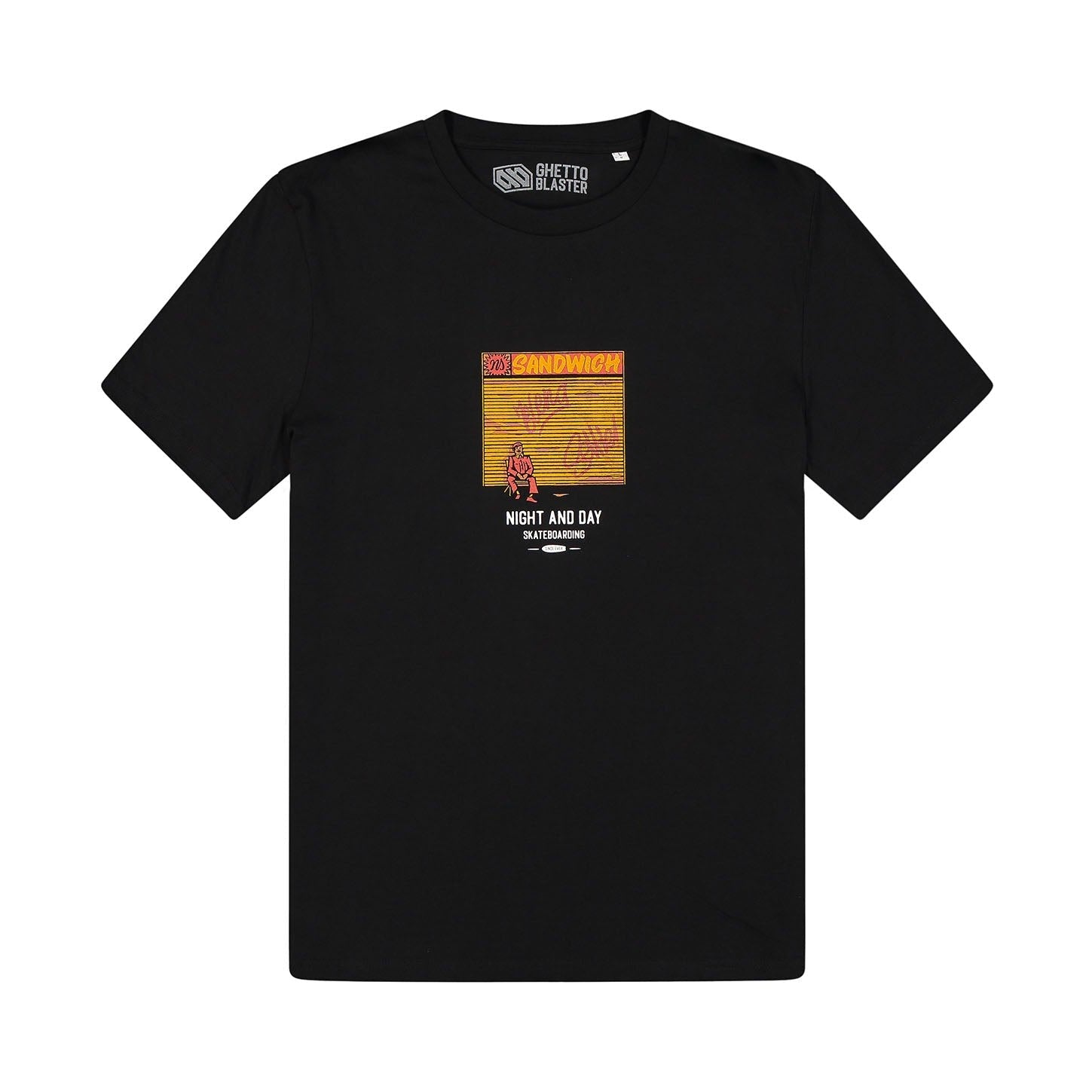 Ghettoblaster Sandwich Tee Black tee