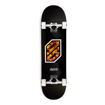 Skate per iniziare Flame White 8.25" tavola skateboard