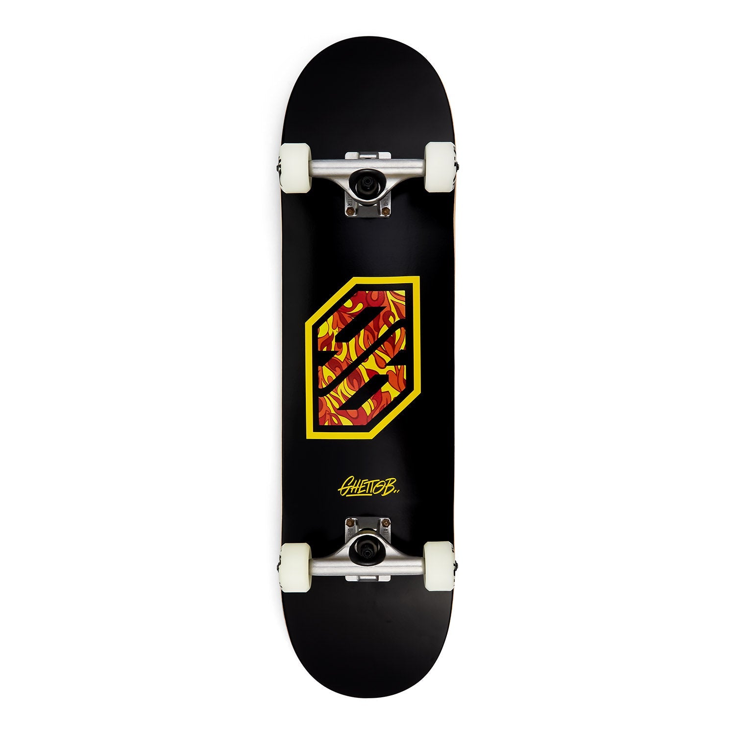 Skate per iniziare Flame Yellow 8.125" tavola skateboard