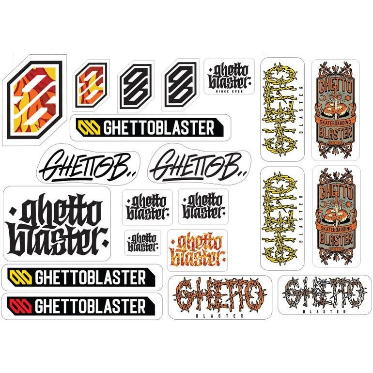 Skate per iniziare Logo black red 8.125"