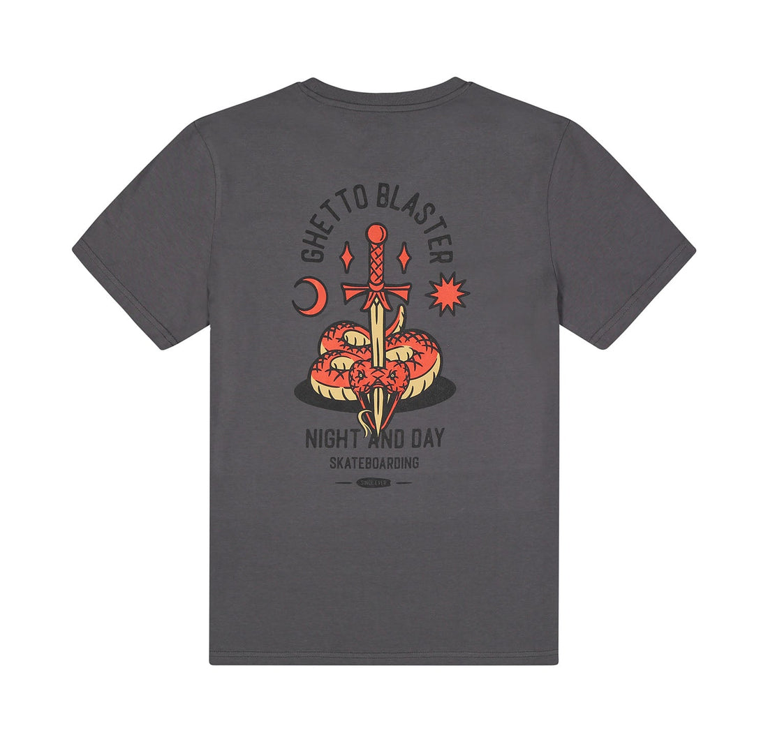Snake Sword Tee Dark Grey