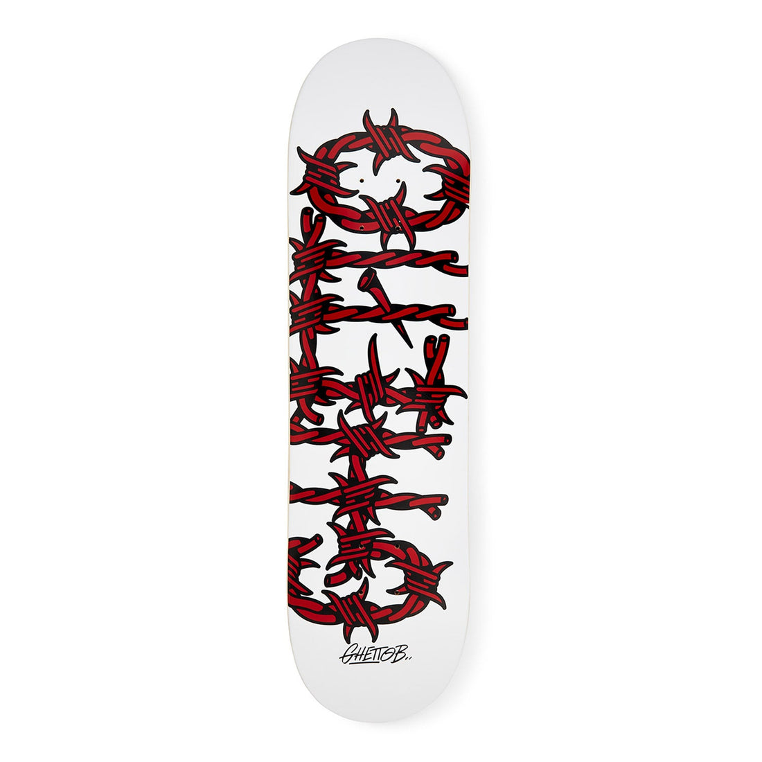 Tavola da skate pre gripped Barbed Wire Red 8.25" tavola skateboard