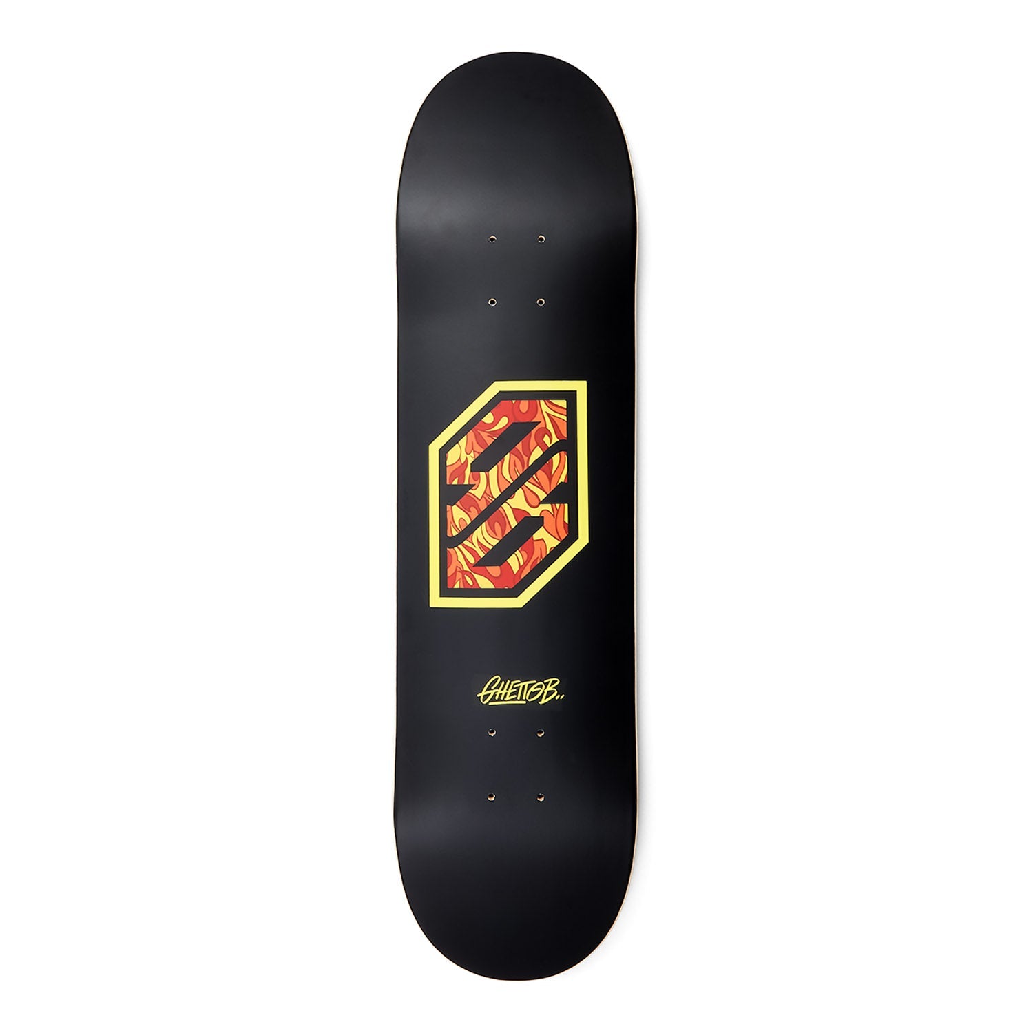 Tavola da skate pre gripped Flame Yellow 8.125" tavola skateboard