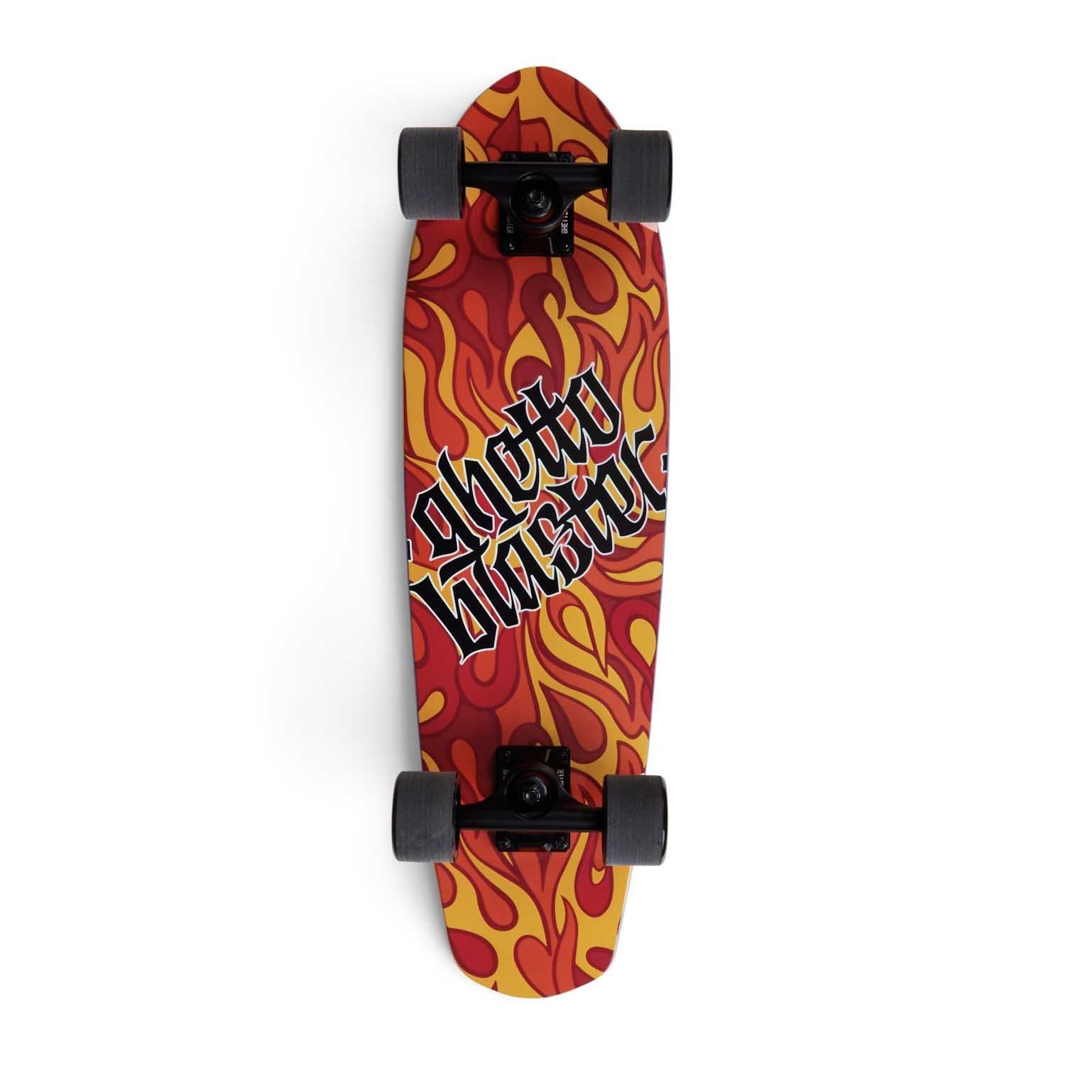 Cruiser skateboard Flame 28" - ghettoblasterwear