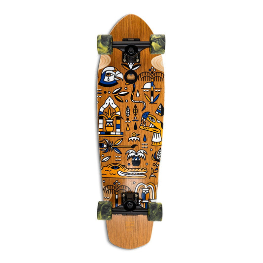 Mid Cruiser Geroglifics 32" - ghettoblasterwear