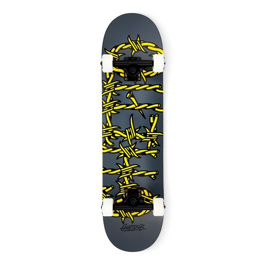 Skate per iniziare Barbed Wire Grey 7.87" - ghettoblasterwear