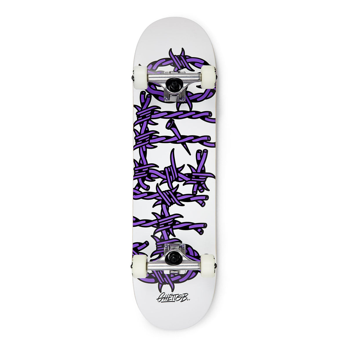 Skate per iniziare Barbed Wire Purple 8.25&quot; - ghettoblasterwear