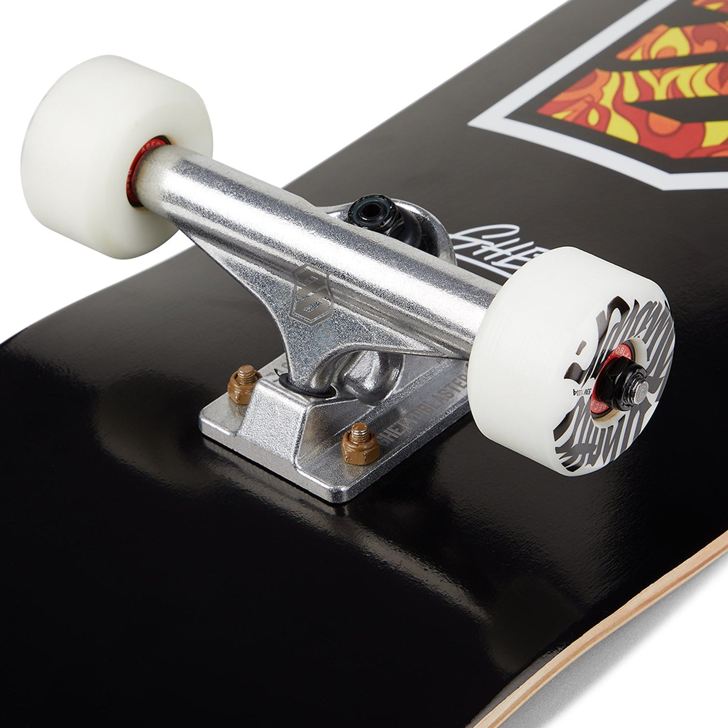 Skate per iniziare Flame White 8.25" - ghettoblasterwear