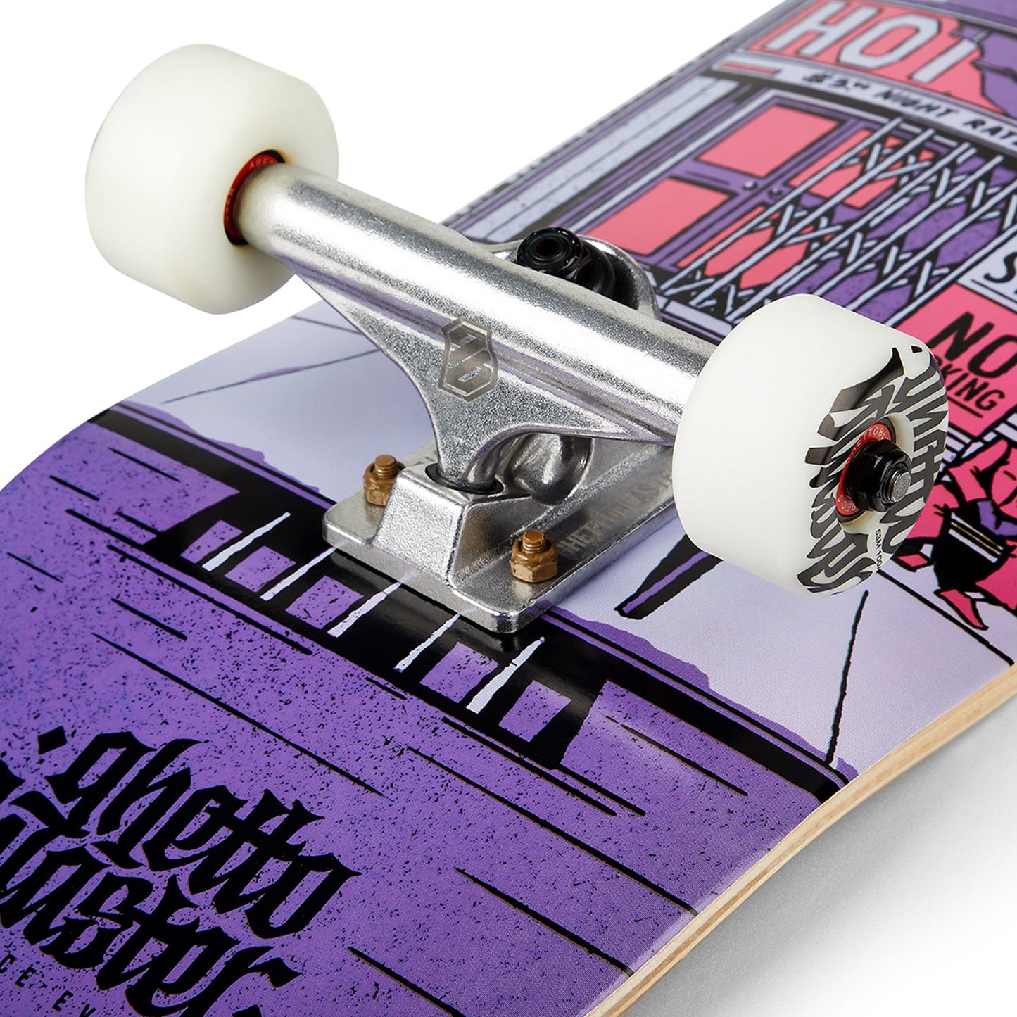 Skate per iniziare Ghetto Hotel Purple 8.125" - ghettoblasterwear