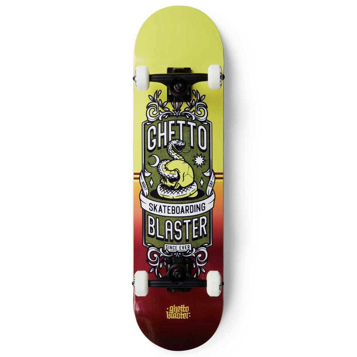 Skate per iniziare Skull red yellow 8.0&quot; - ghettoblasterwear