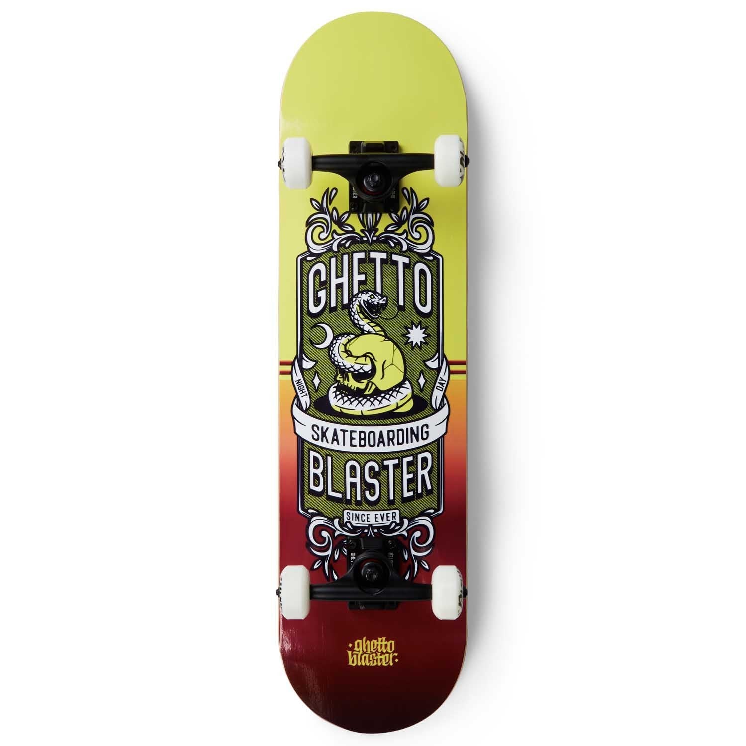 Skate per iniziare Skull red yellow 8.0" - ghettoblasterwear