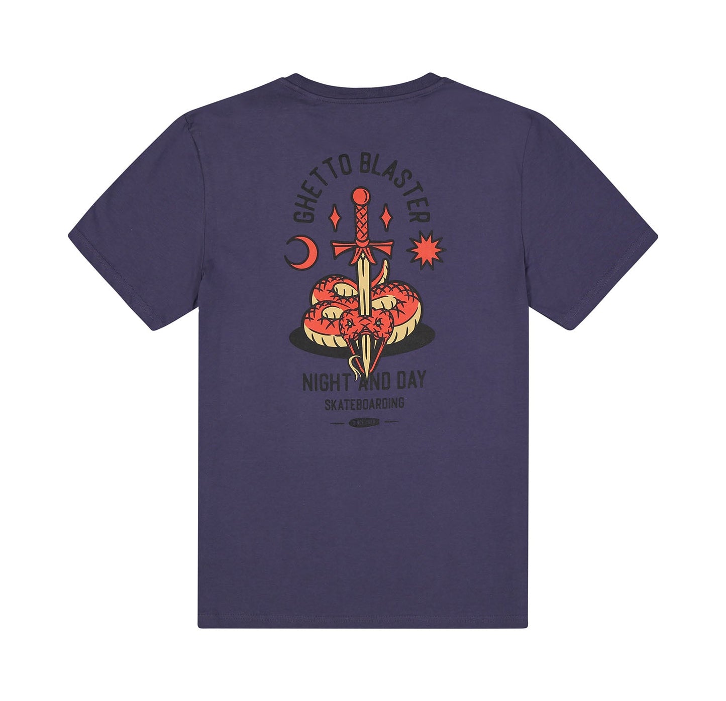 T-Shirt Snake Sword Purple - ghettoblasterwear