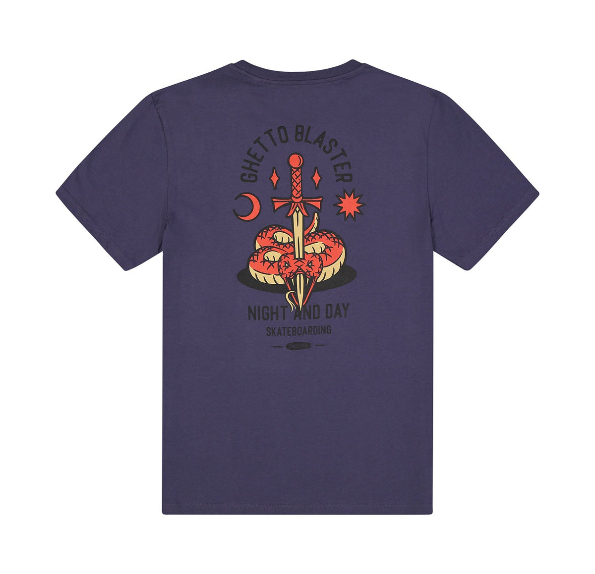 T-Shirt Snake Sword Purple - ghettoblasterwear
